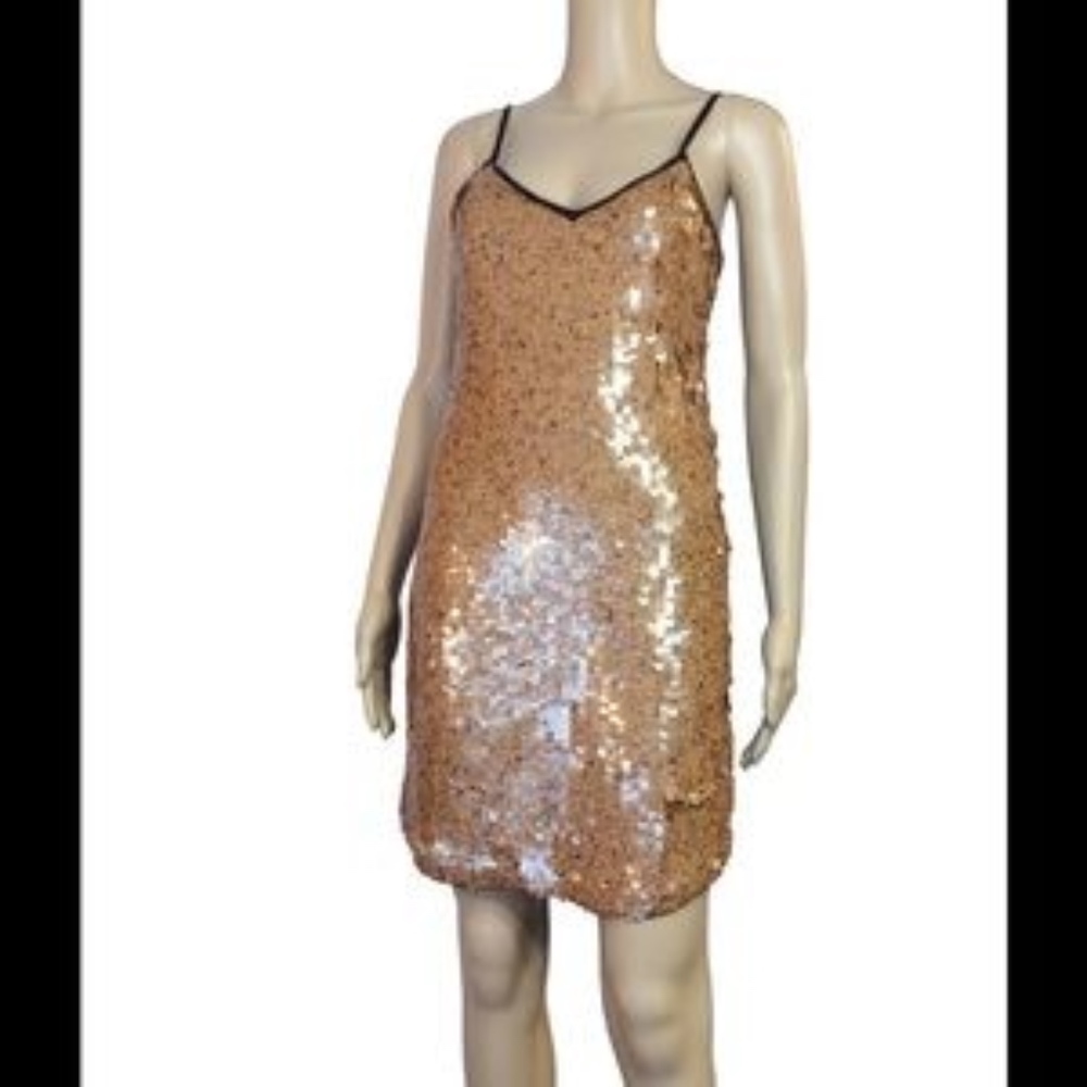 NWOT Leyendecker sequin mini dress